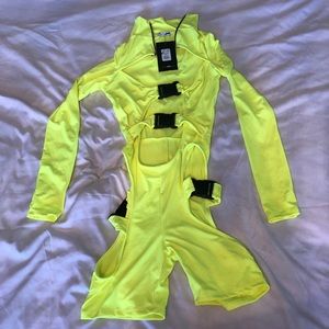 Fashion nova cut out long sleeve one piece